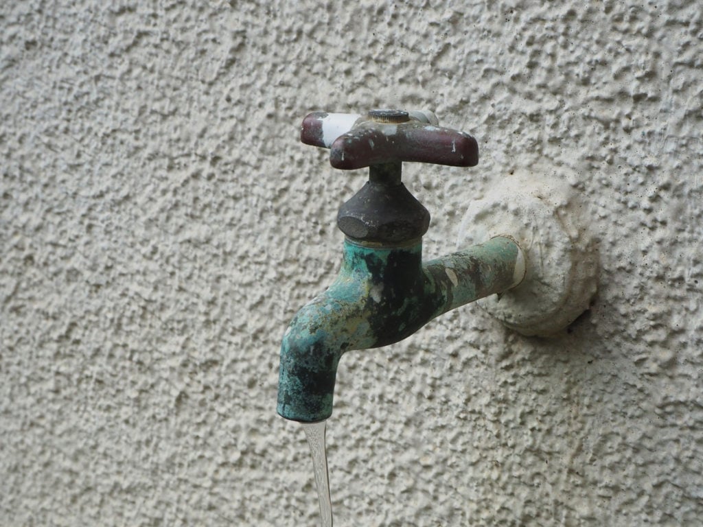 water supply rust